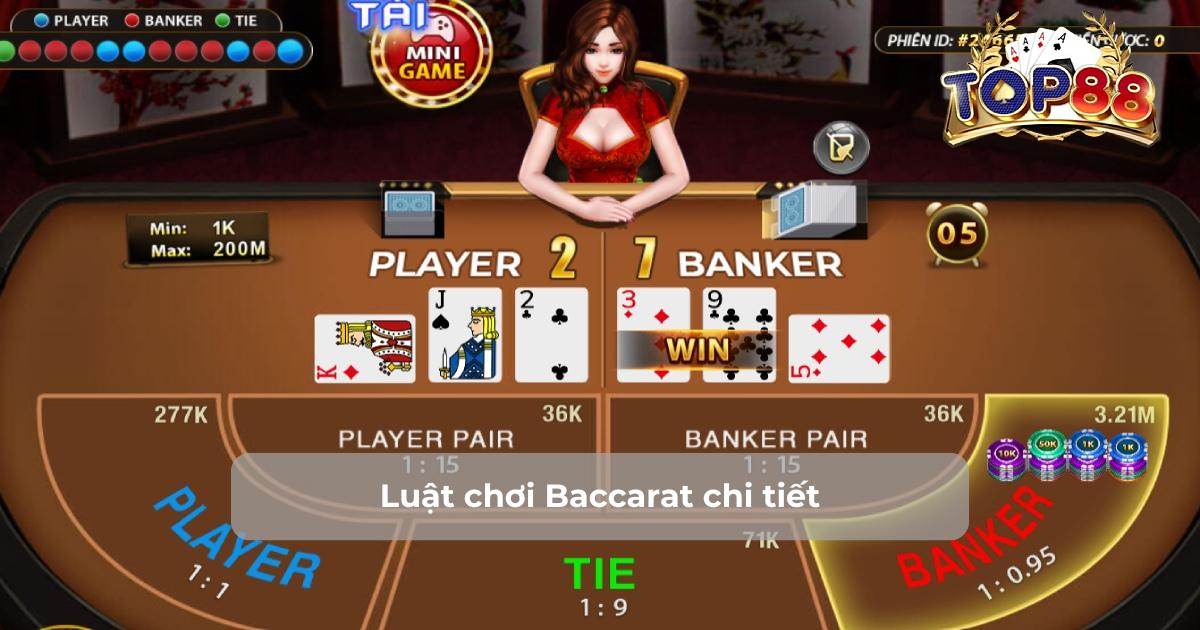 cách chơi baccarat luật chơi