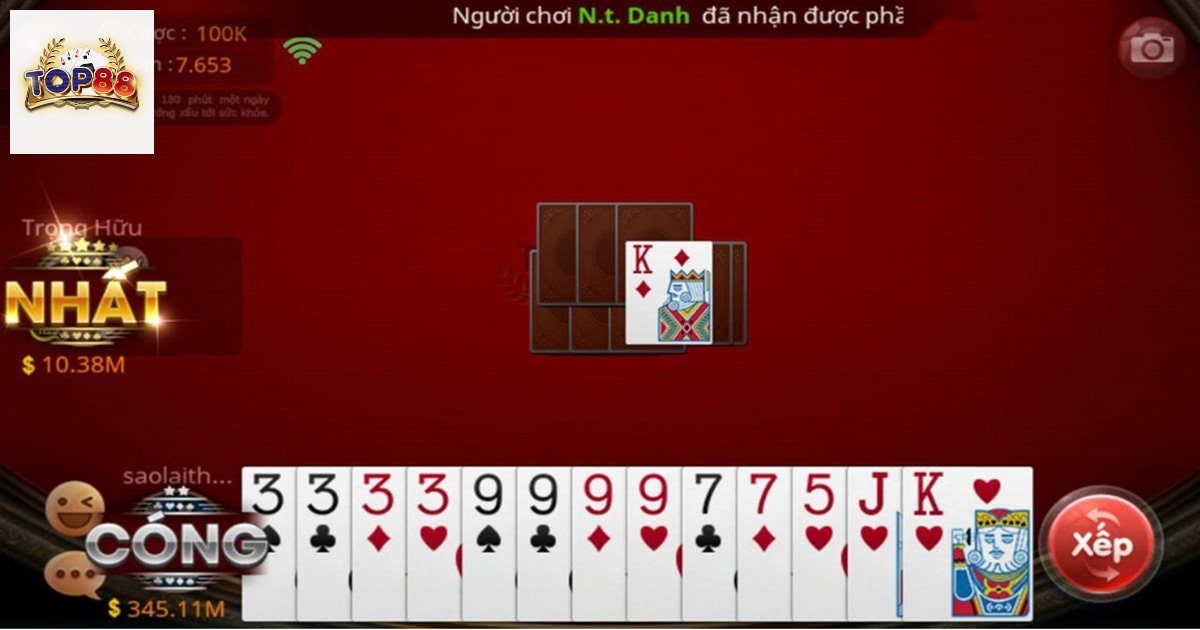 game bài top88 tiến lên miền nam